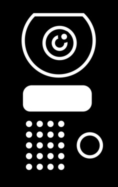 Electronic House Tool Of Alarm Outline Svg Vector, Free Vectors File